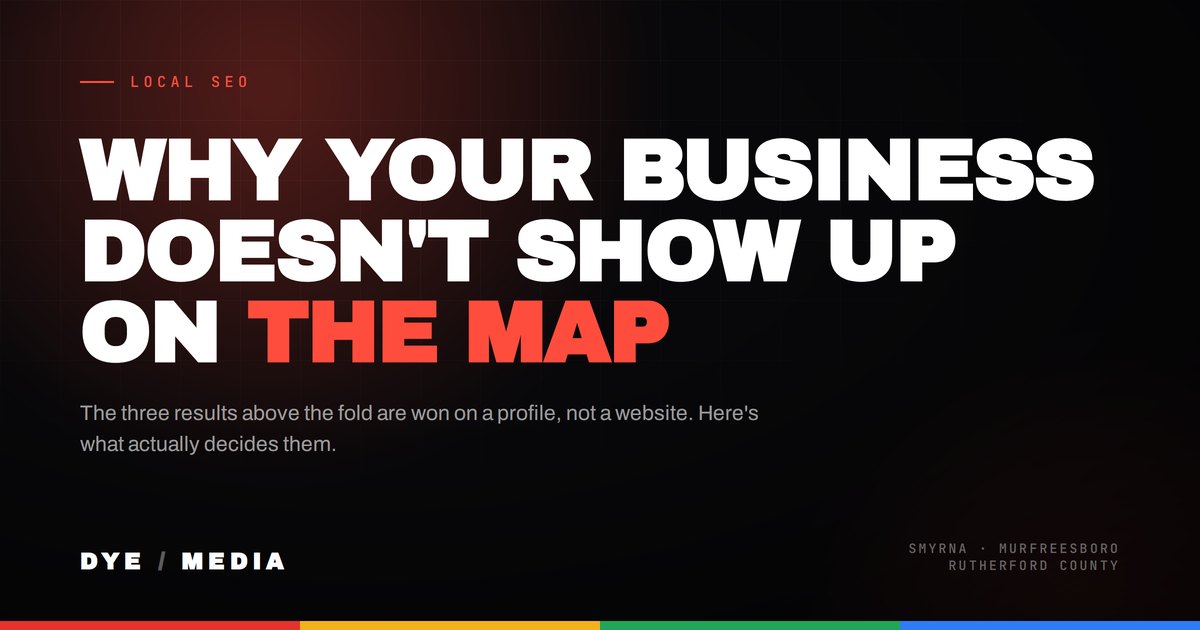 Why Your Smyrna Business Isn't in the Google Map Pack