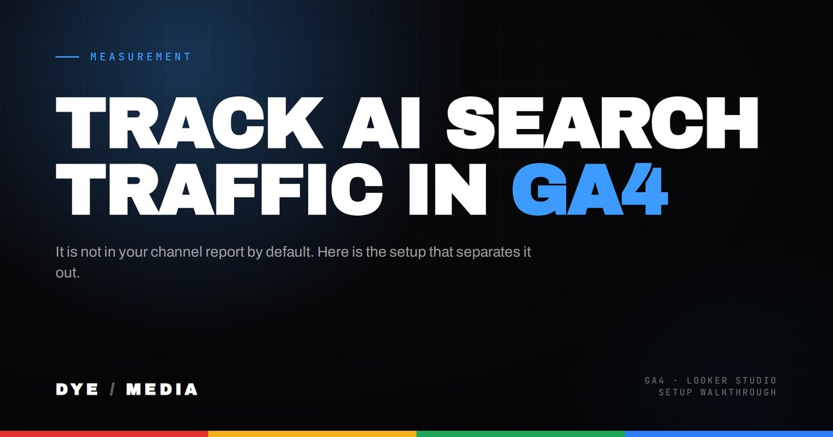 How to Track AI Search Traffic in GA4